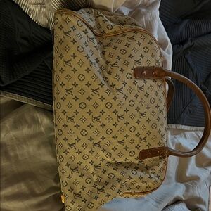 Louis Vuitton Beige and Brown Monogram Tote